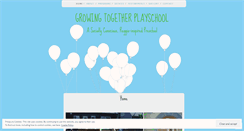 Desktop Screenshot of growingtogetherplayschool.com