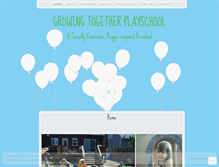 Tablet Screenshot of growingtogetherplayschool.com
